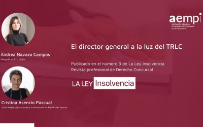 El director general a la luz del TRLC